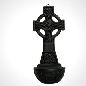 Celtic Cross Holy Water Font