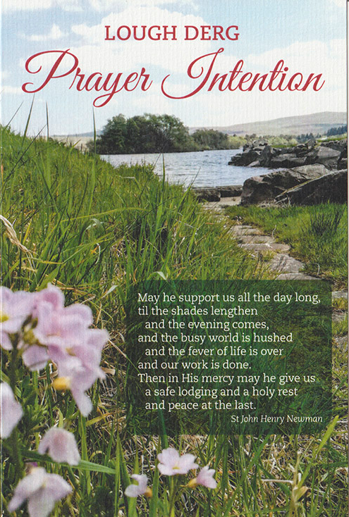 Prayer Intention Cards - Lough Derg - LIVE