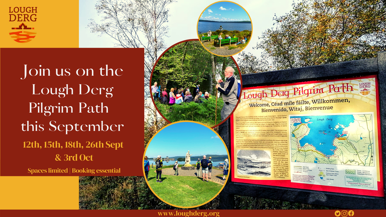 Join us on the Lough Derg Pilgrim Path this September 2021
