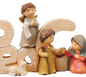 Resin Nativity/H.Family/Peace